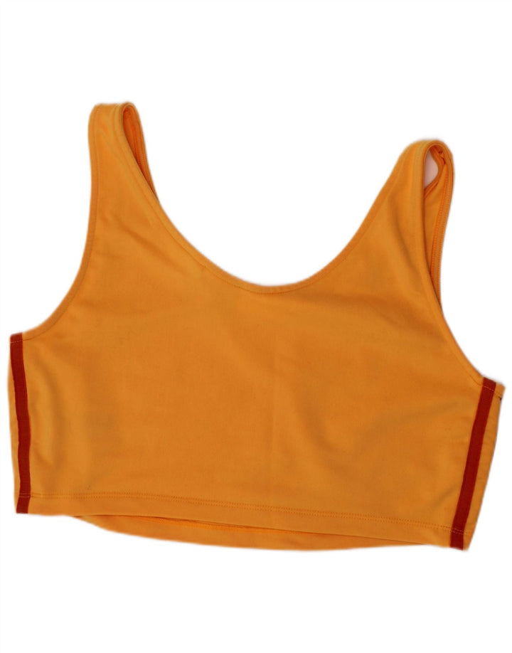 Adidas Damen Sport-BH-Oberteil UK 14 Medium Orange Polyester