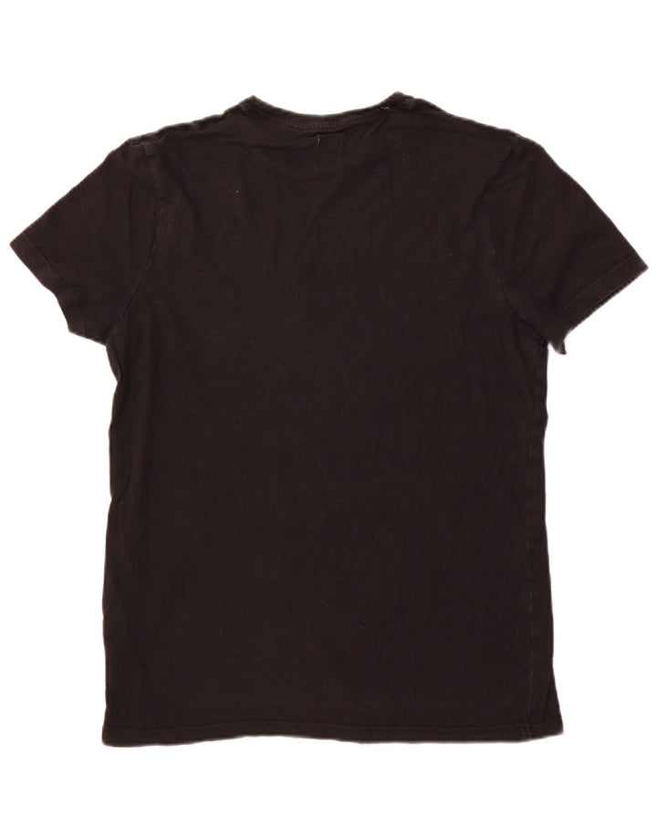 JACK WILLS Herren-T-Shirt mit Grafik, Größe S, Schwarz, Baumwolle