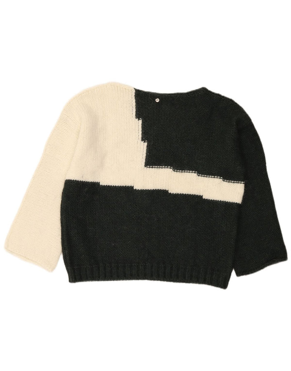 Carrera Damen-Pullover mit U-Boot-Ausschnitt, UK 16, Größe L, Schwarz, Farbblock