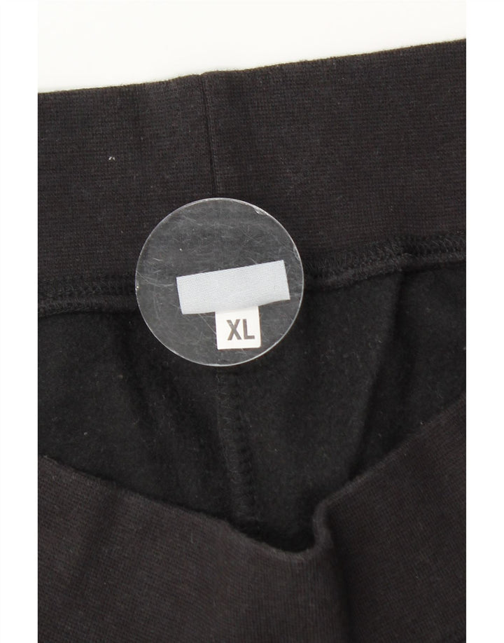 ASICS Damen Trainingshose UK 18 XL Schwarz Baumwolle