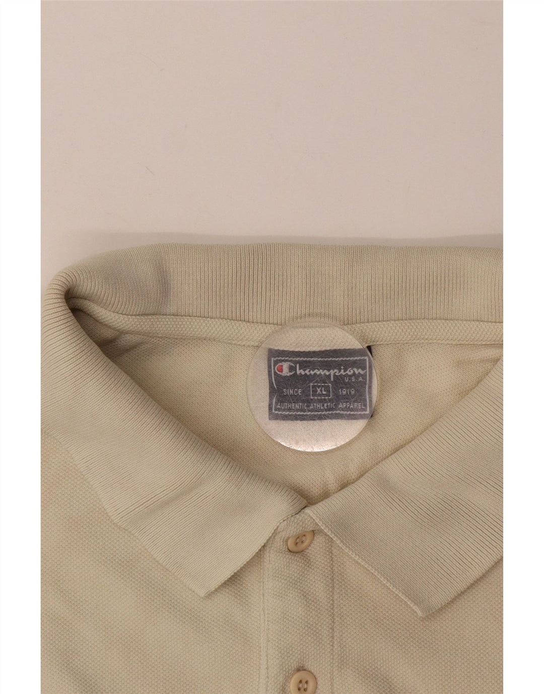 CHAMPION Herren Poloshirt XL Beige