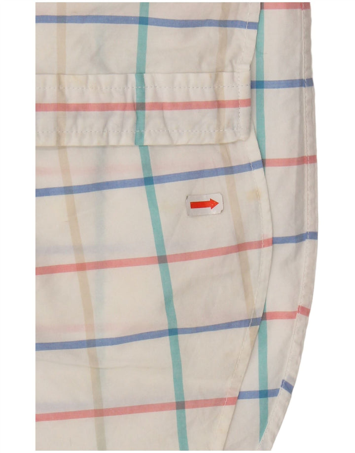 TOMMY HILFIGER Herren-Hemd mit klassischer Passform, mittelweiß, kariert, Baumwolle