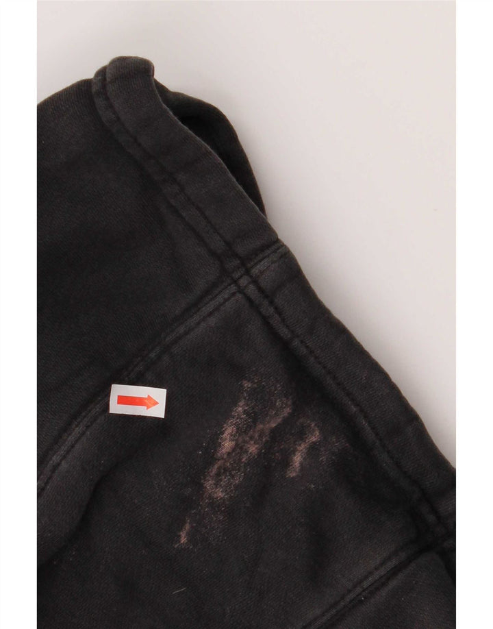 Nike Herren-Hoodie-Pullover aus mittelschwarzer Baumwolle