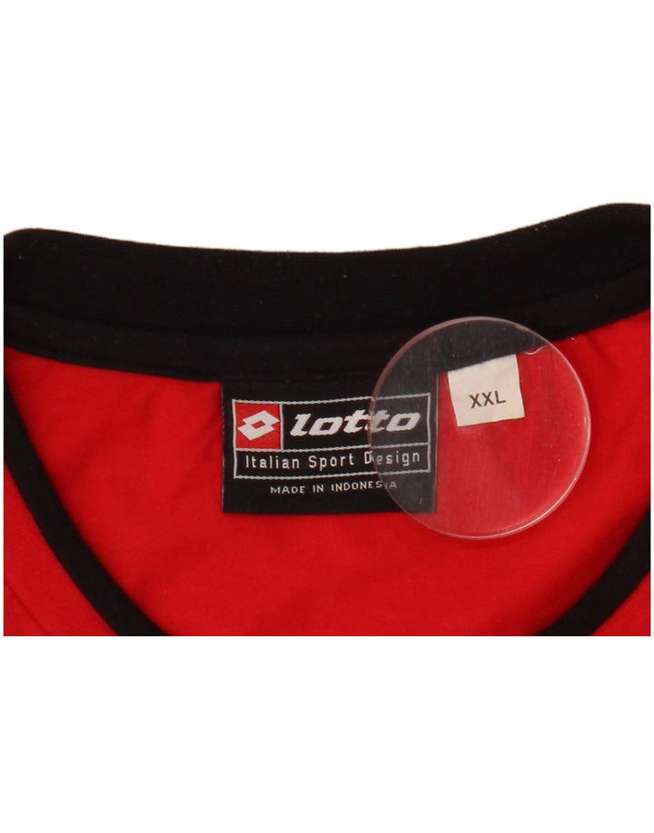 Lotto Herren T-Shirt Top 2XL Rot