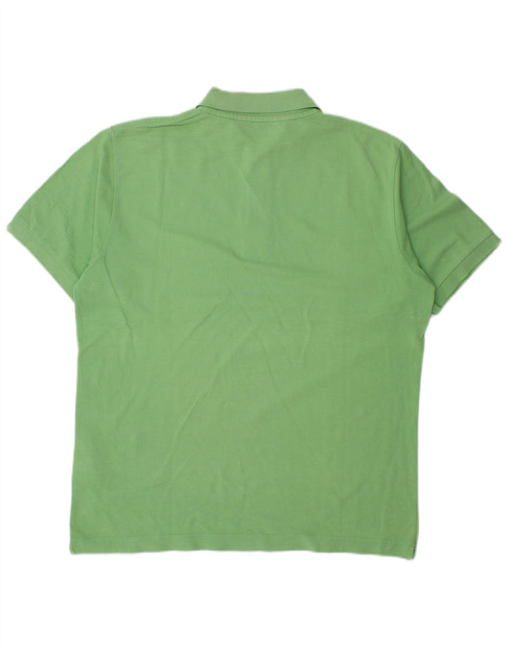 Kappa Herren-Poloshirt aus mittelgrüner Baumwolle