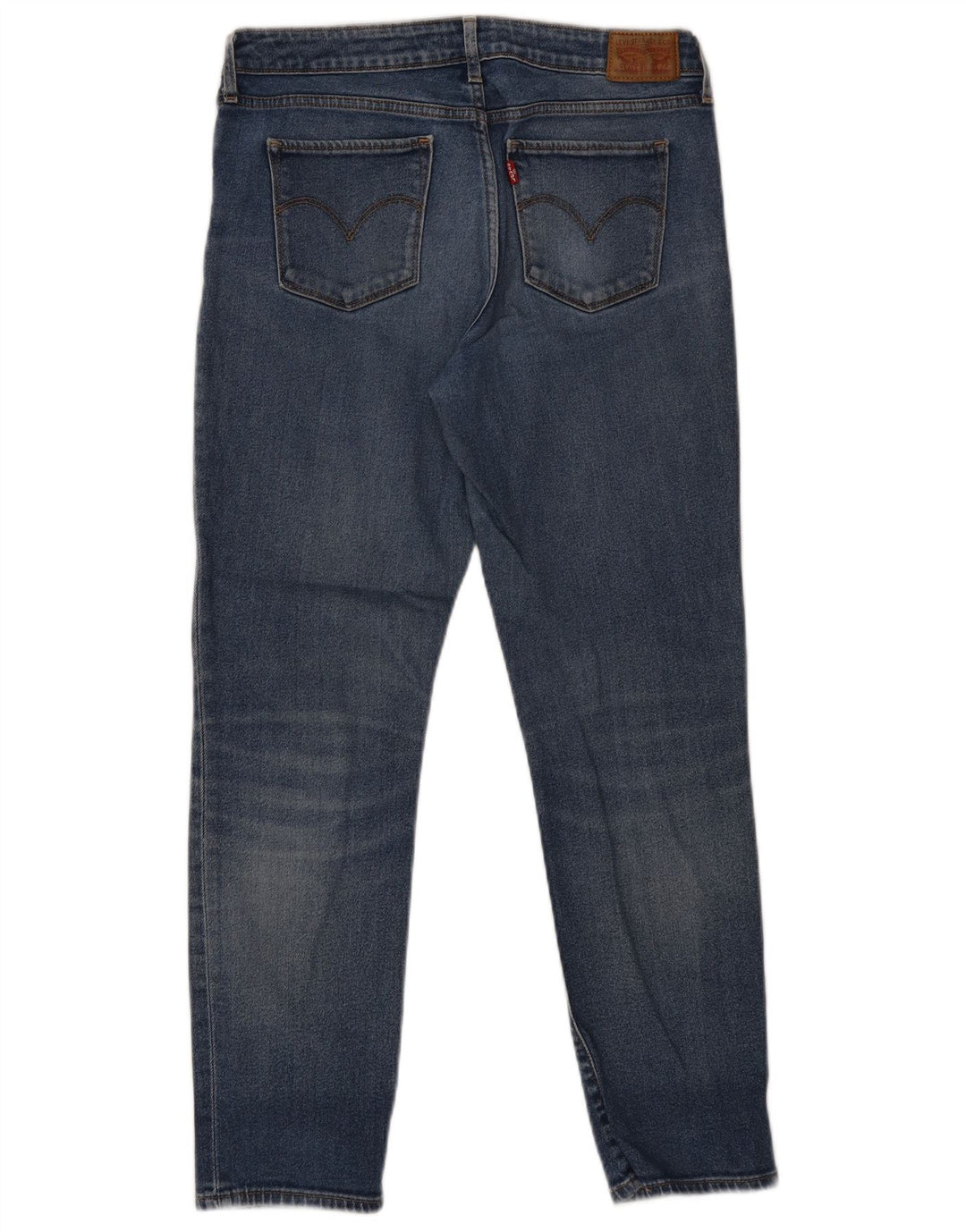 LEVI'S Damen 712 Slim Jeans W31 L28 Blaue Baumwolle