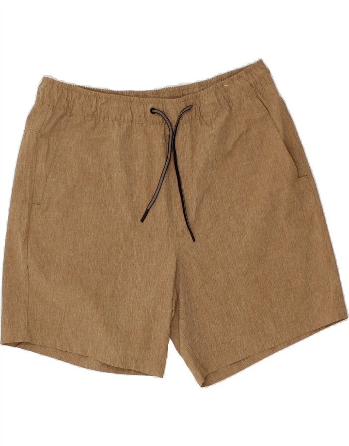 EDDIE BAUER Mens Sport Shorts XL  Brown Polyester Vintage Eddie Bauer and Second-Hand Eddie Bauer from Messina Hembry 