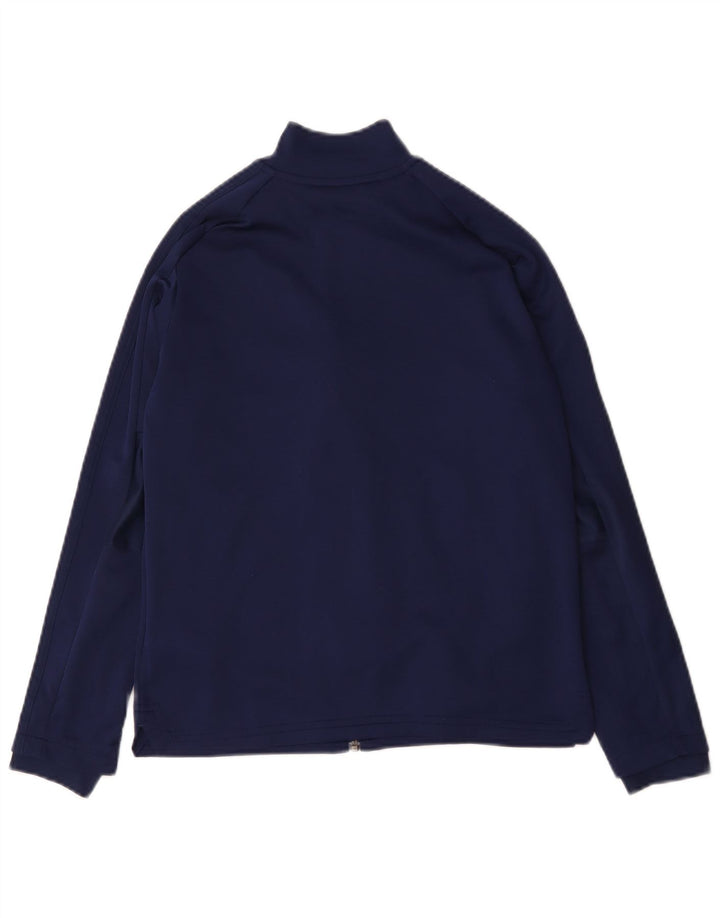 Adidas Jungen Trainingsanzug Top Jacke 11-12 Jahre Marineblau Polyester