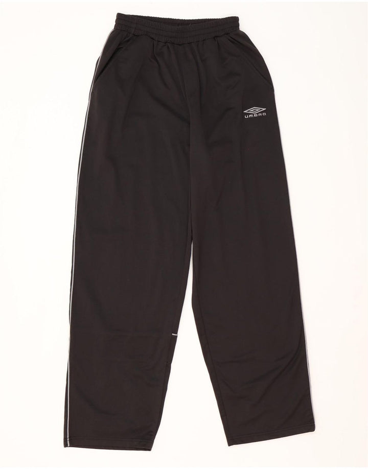 Umbro Herren-Trainingshose mit Grafik, mittelschwarzes Polyester