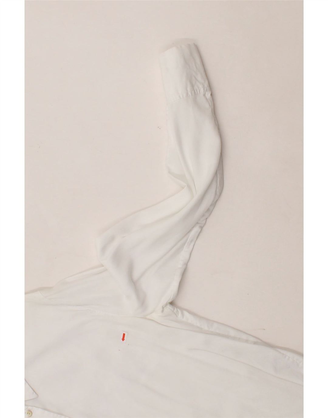 MASSIMO DUTTI Damen Hemd EU 38 Small Weiß Lyocell