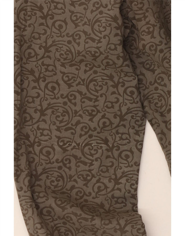Diesel Herrenhemd, kleine braune Paisley-Baumwolle