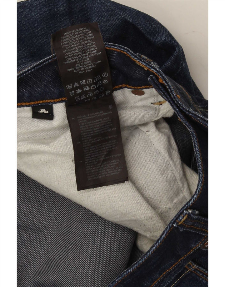 G-Star Herren Straight Jeans W34 L34 Marineblaue Baumwolle