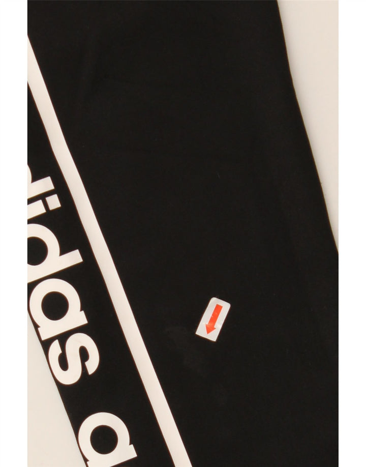 Adidas Damen-Pullover mit übergroßem Grafik-Hoodie, Gr. 8/10, Größe S, Schwarz, Polyester