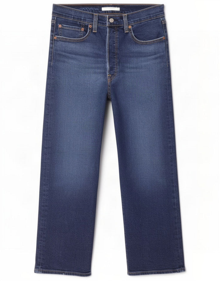 Levi's Damen Ribcage Straight Jeans W30 L26 Blau
