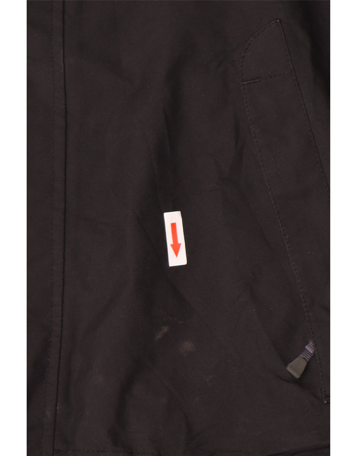 Helly Hansen Jungen-Windbreaker-Jacke, 11–12 Jahre, schwarzes Polyester