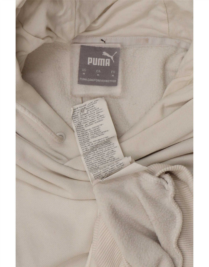 Puma Herren Graphic Hoodie Pullover Mittelweiße Colourblock-Baumwolle