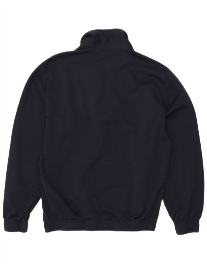 Lotto Herren-Sweatshirt mit Reißverschluss am Hals, mittleres Marineblau