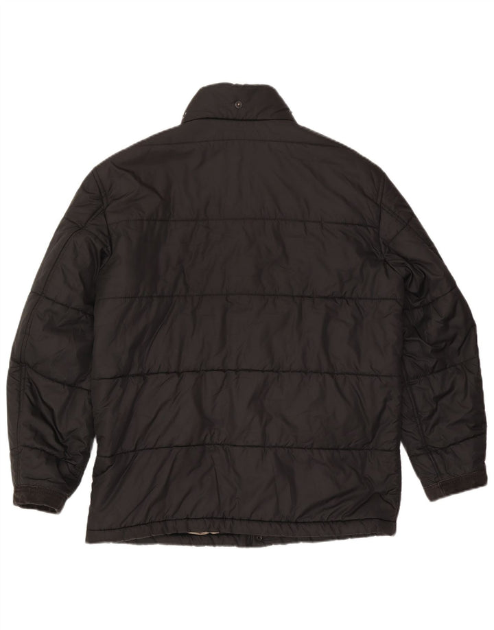Fay Herren Wattierte Jacke UK 38 Medium Schwarz