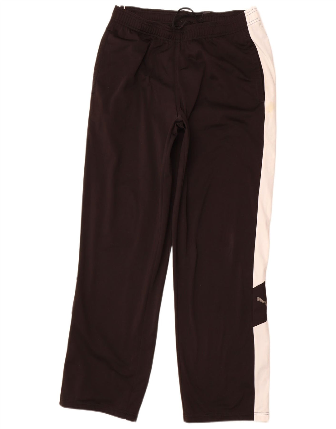 PUMA Herren-Trainingshose, groß, schwarzes Farbblock-Polyester