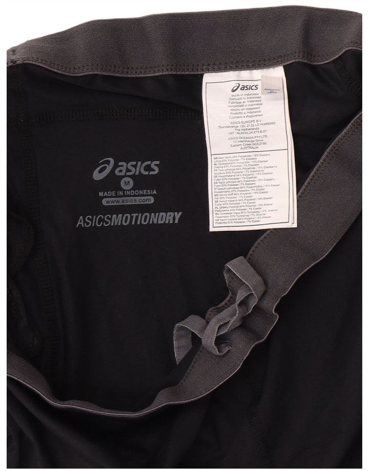 Asics Graphic Capri-Trainingshose für Damen, UK 12, mittelschwarz, Polyamid
