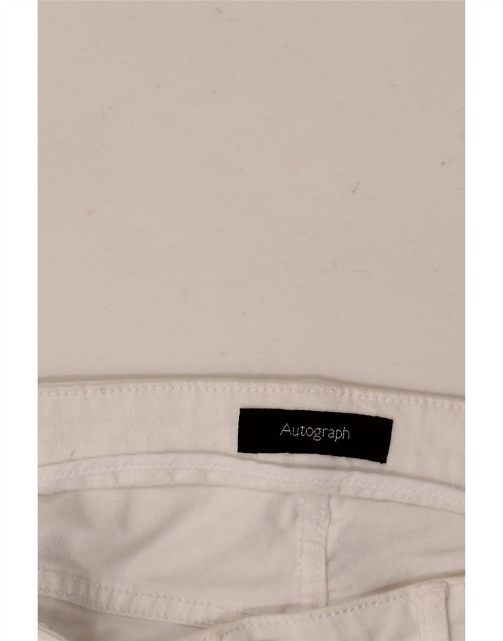 Marks & SPENCER Damen Autograph Skinny Jeans W34 L28 Weiß