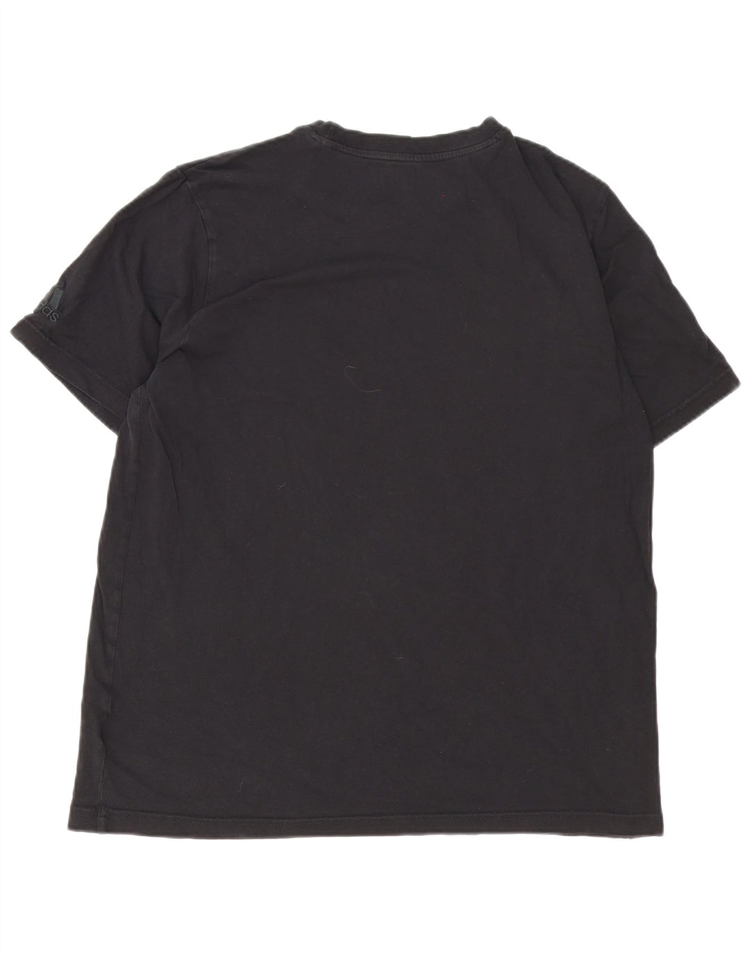 Adidas Herren Grafik T-Shirt Top Large Schwarz Baumwolle