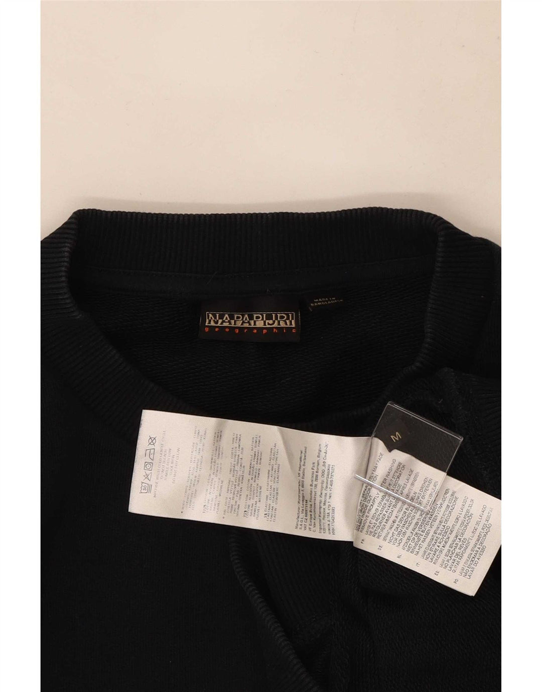 Napapijri Geographic Herren-Sweatshirt aus mittelblauer Baumwolle
