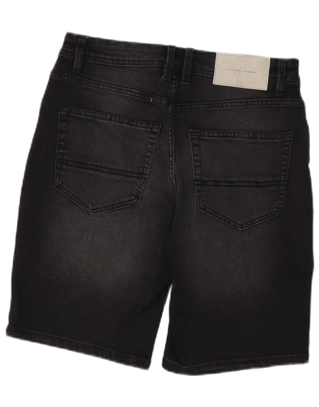 SONNY BONO Damen Jeansshorts IT 44 Medium W29 Schwarze Baumwolle