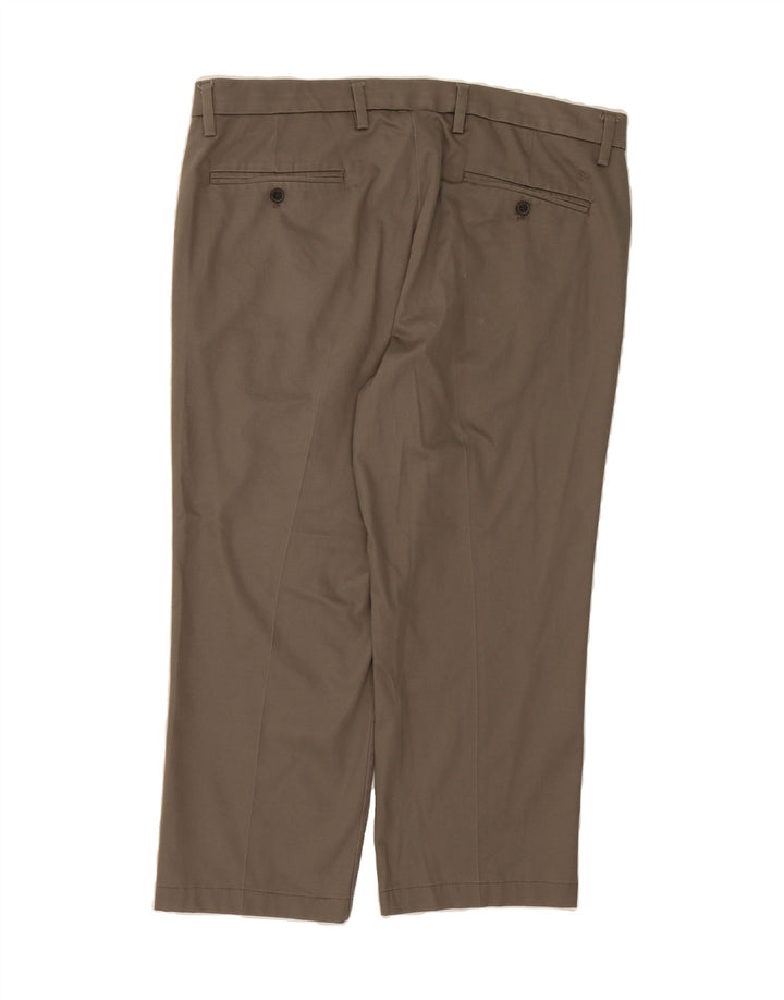 DOCKERS Mens Straight Cropped Trousers W38 L25 Grey Cotton Vintage Dockers and Second-Hand Dockers from Messina Hembry 
