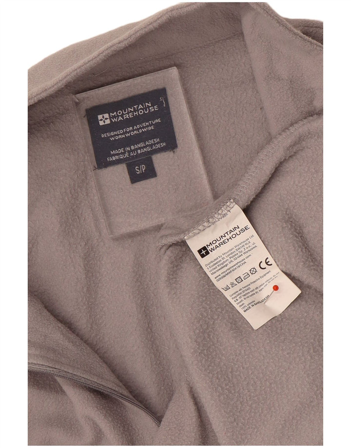Mountain Warehouse Damen-Fleecepullover mit Reißverschluss am Kragen, UK 10, Größe S, Grau, Polyester