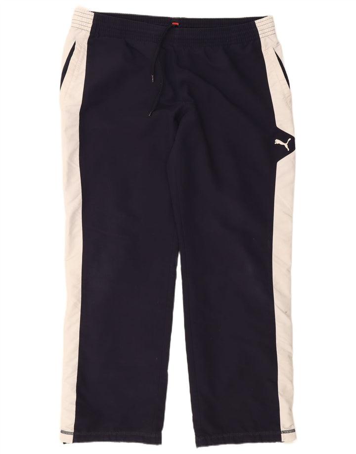 Puma Herren-Trainingshose, groß, Marineblau, Farbblock