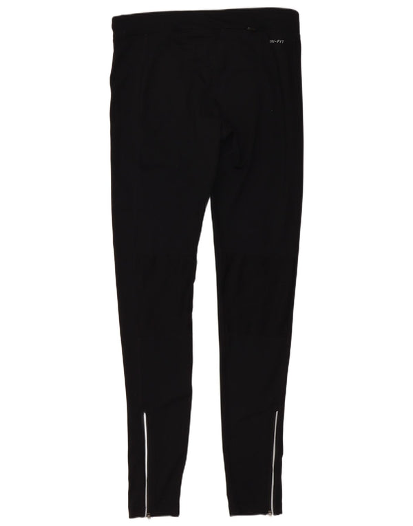 Nike Damen Dri Fit Leggings UK 10 Small Schwarz