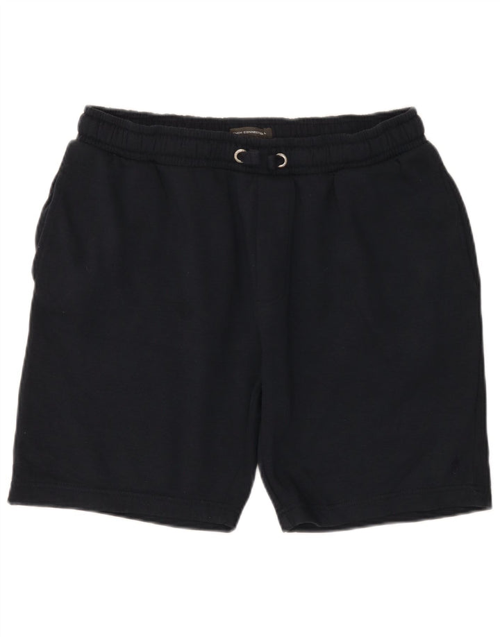 French Connection Herren-Sportshorts, Größe L, aus schwarzer Baumwolle
