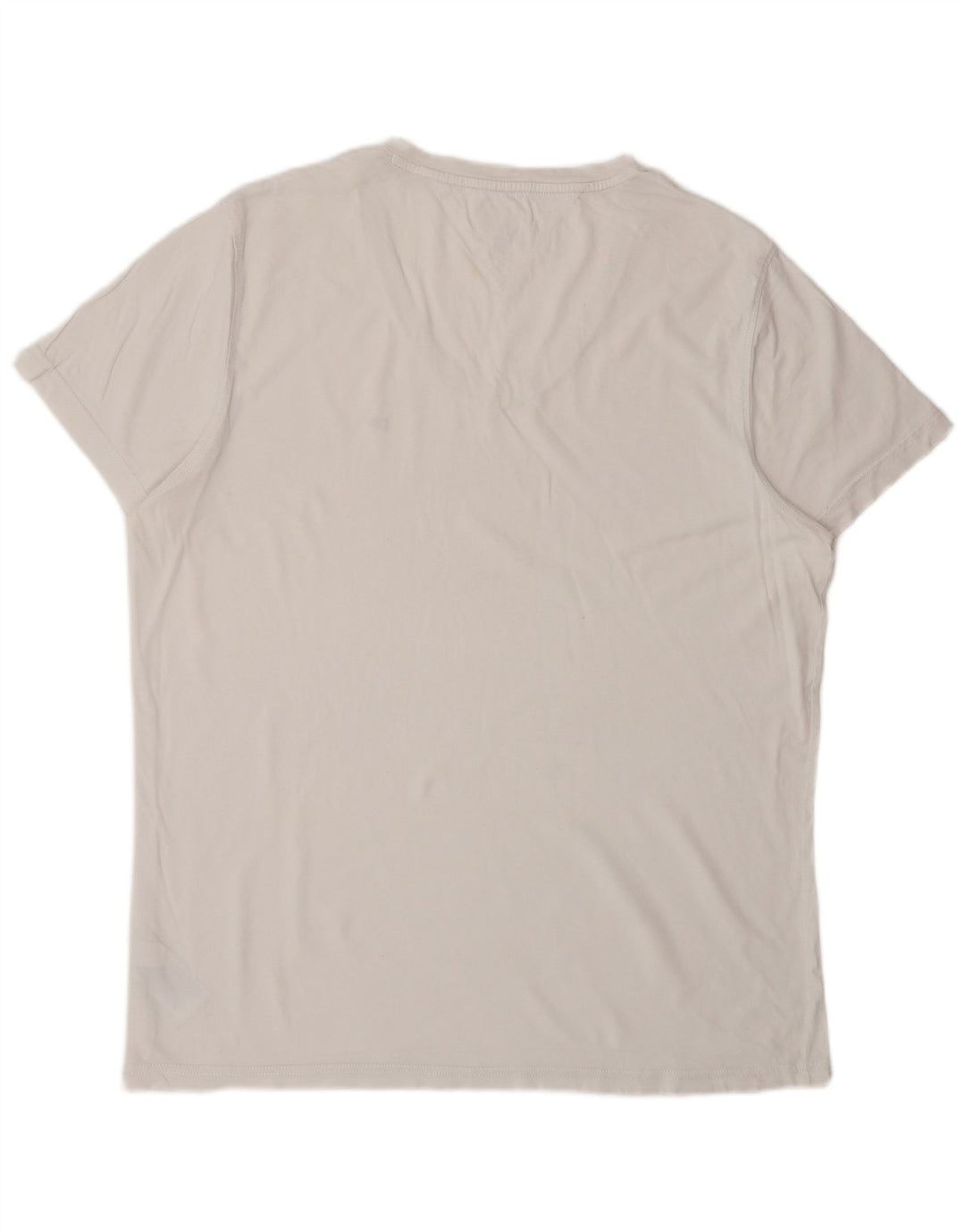 TOMMY HILFIGER Herren T-Shirt Top 2XL Weiße Baumwolle