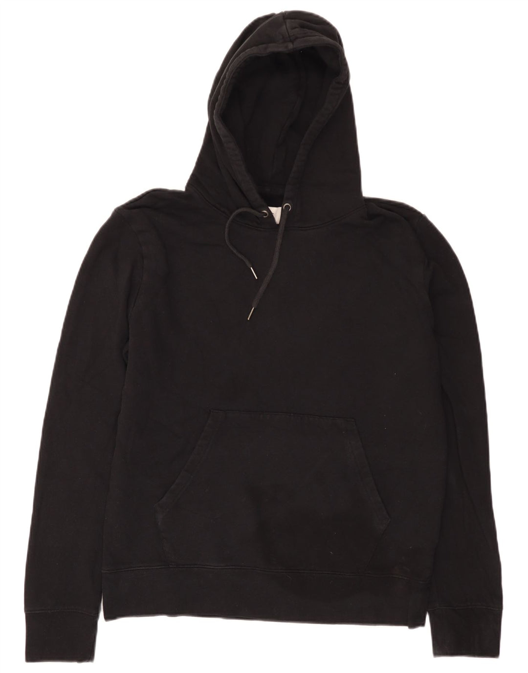 Marks & Spencer Herren-Kapuzenpullover aus mittelschwarzer Baumwolle