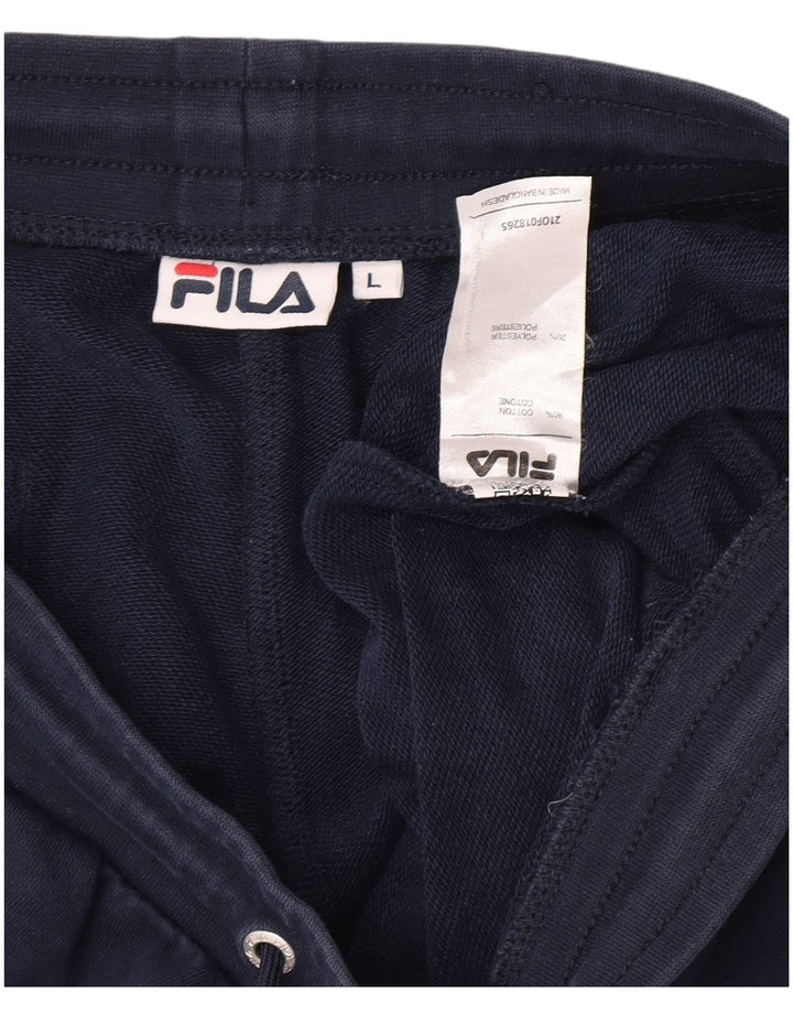 Fila Herren Graphic Sport Shorts Große marineblaue Baumwolle