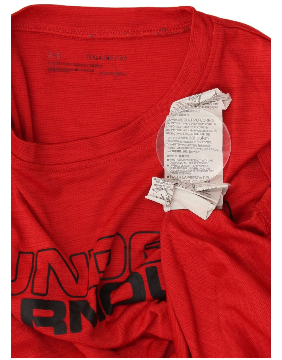 UNDER ARMOUR Grafik-T-Shirt für Jungen, 13–14 Jahre, XL, roter Nadelstreifen
