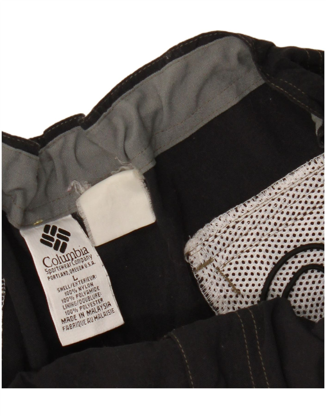 COLUMBIA Herren-Windbreaker-Hose, groß, aus schwarzem Nylon