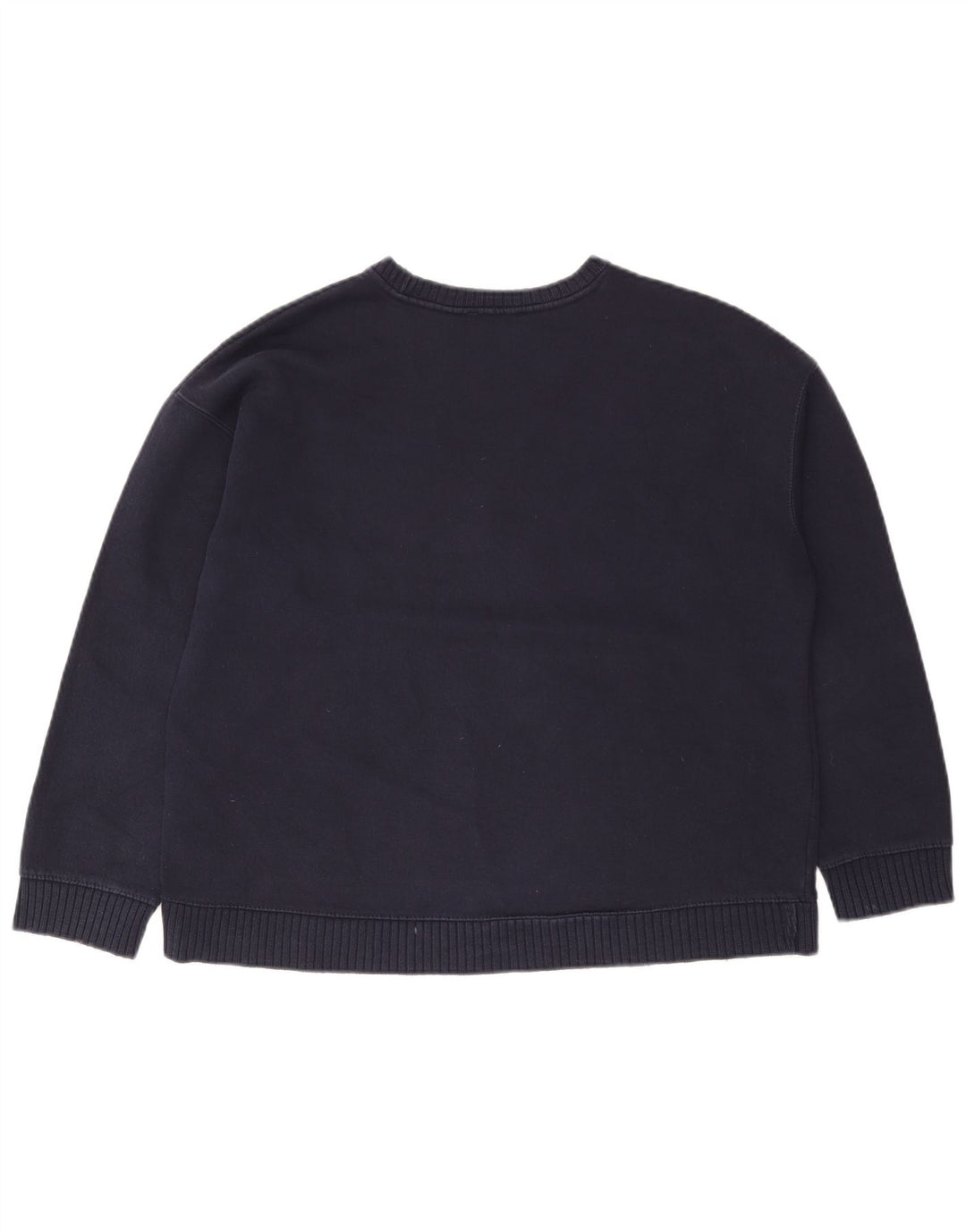 Übergroßer Sweatshirt-Pullover für Damen von ZARA, Gr. 14, mittleres Marineblau