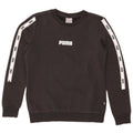 PUMA Damen Graphic Sweatshirt Pullover UK 10 Small Schwarz