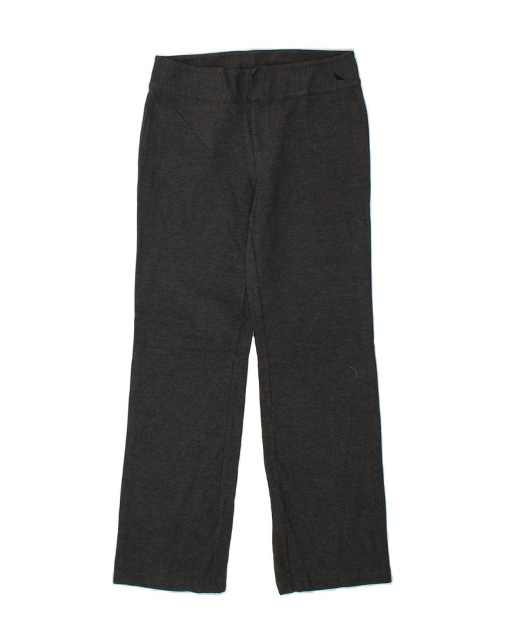 EDDIE BAUER Womens Straight Trousers US 6 Medium W30 L30 Grey Cotton Vintage Eddie Bauer and Second-Hand Eddie Bauer from Messina Hembry 