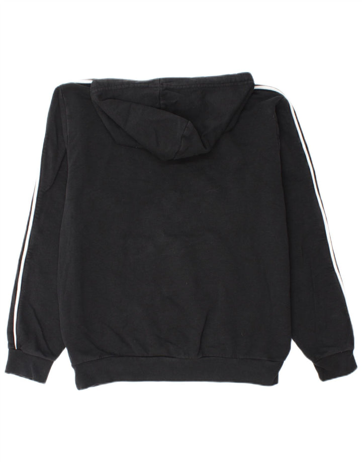 KAPPA Herren-Kapuzenpullover, mittelschwarz, Baumwolle