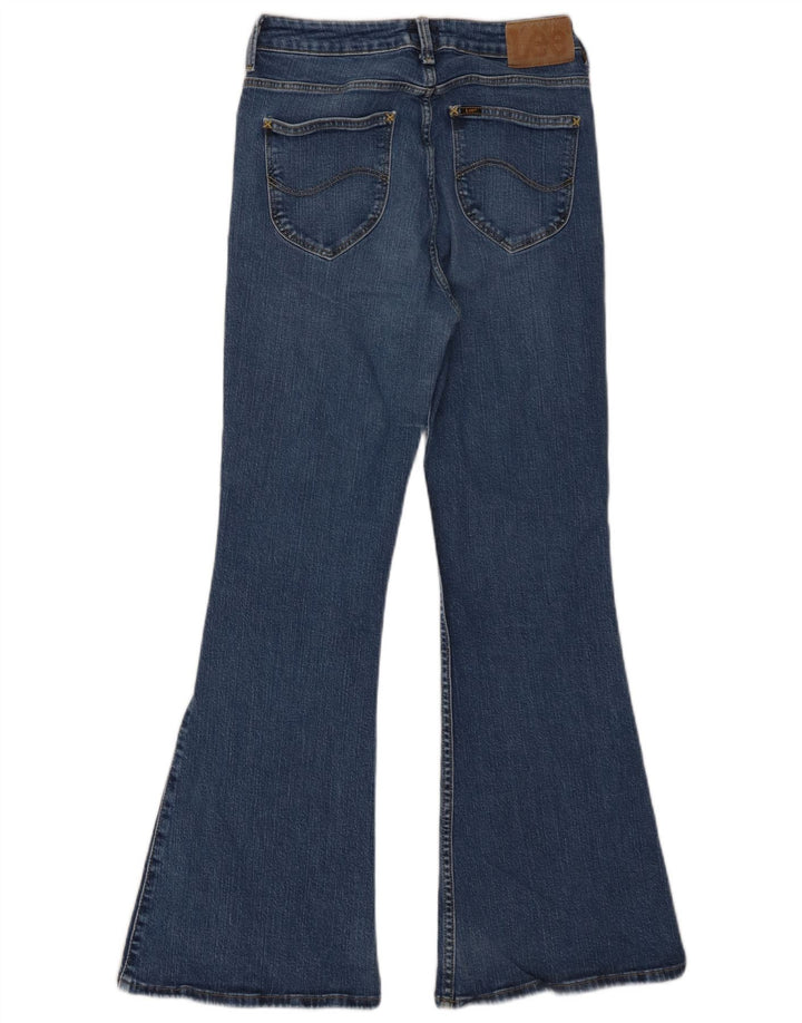 Lee Damen Breese Flared Jeans W29 L29 Blaue Baumwolle