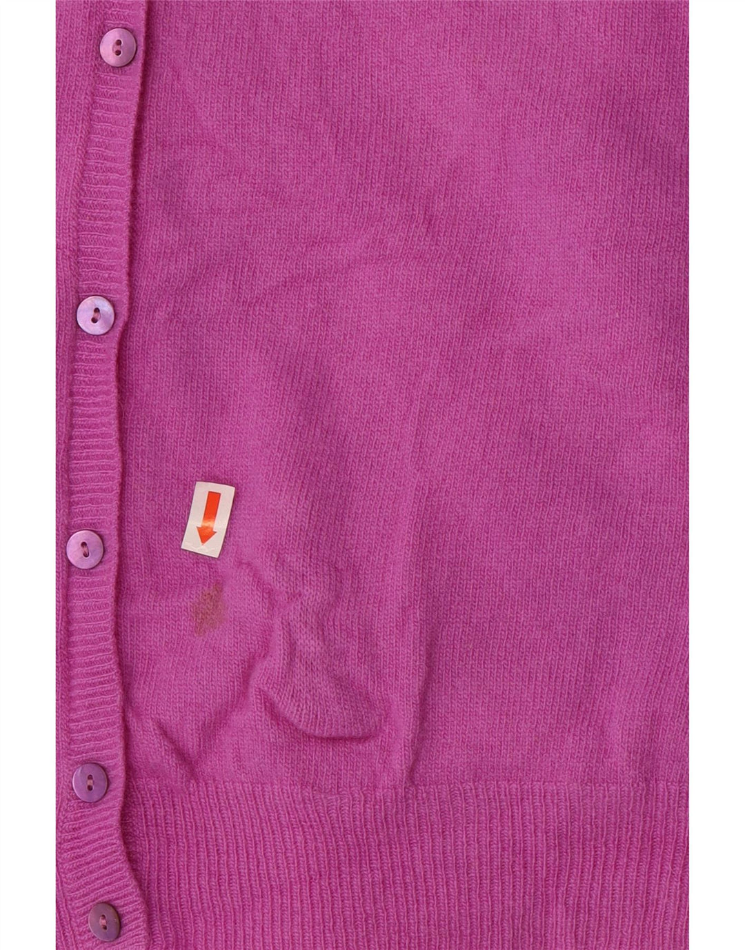 Benetton Damen-Cardigan-Pullover UK 12 Mittelviolett