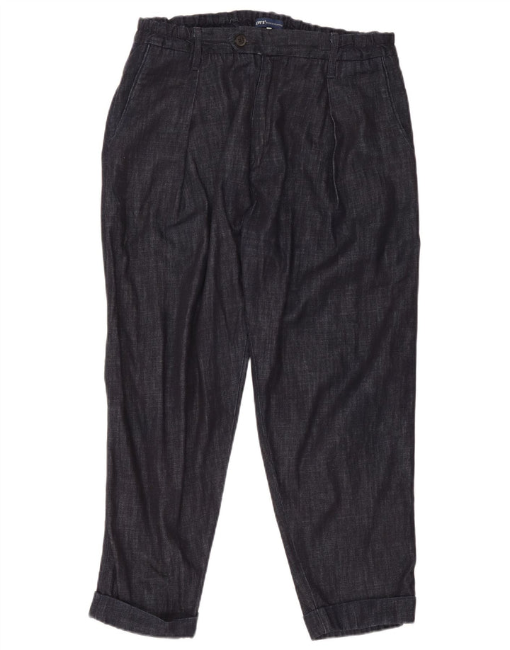 Levi's Damen-Anzughose mit Pegged-Anzug, W34, L26, marineblaue Baumwolle