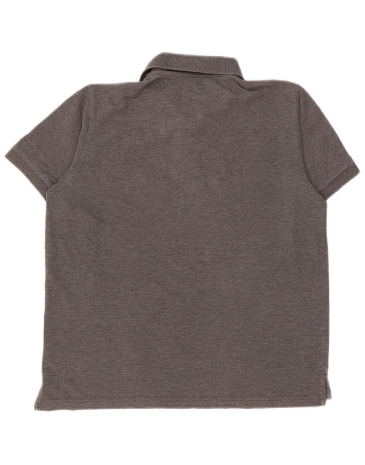 Pierre Cardin Herren-Poloshirt aus mittelgrauem Polyester
