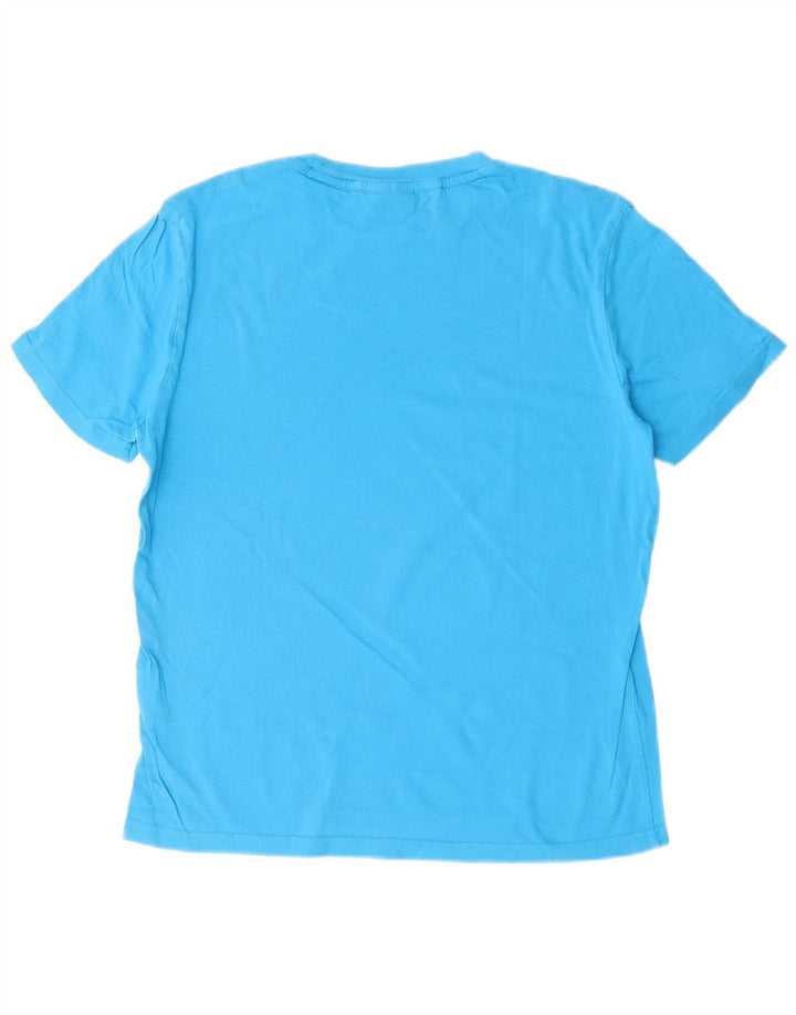 Champion Herren T-Shirt Top Small Blau Baumwolle