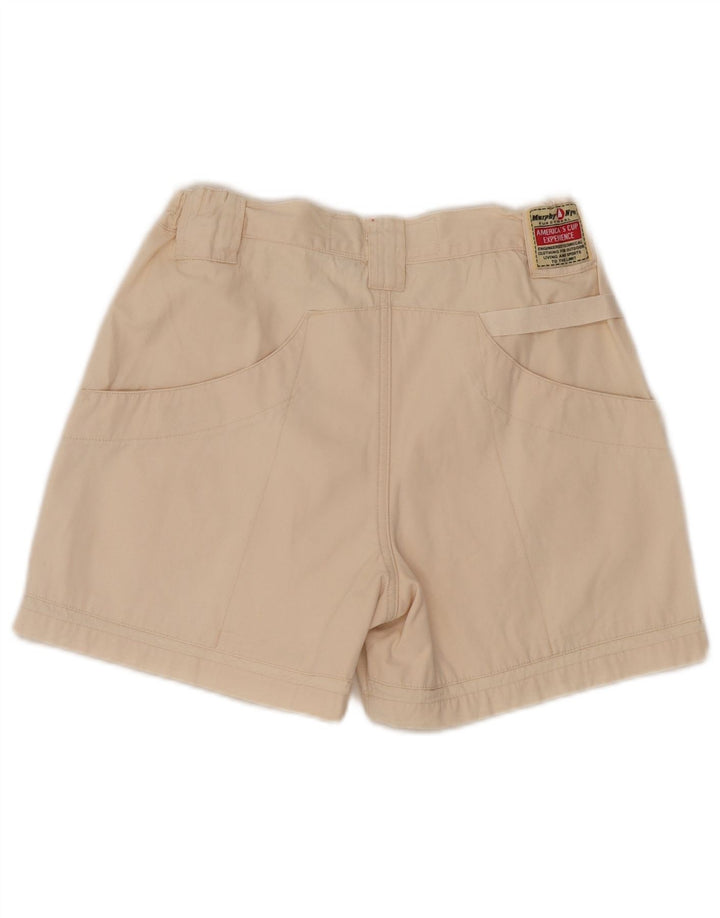 Murphy & Nye Damen Cargoshorts W32 Large Beige Baumwolle