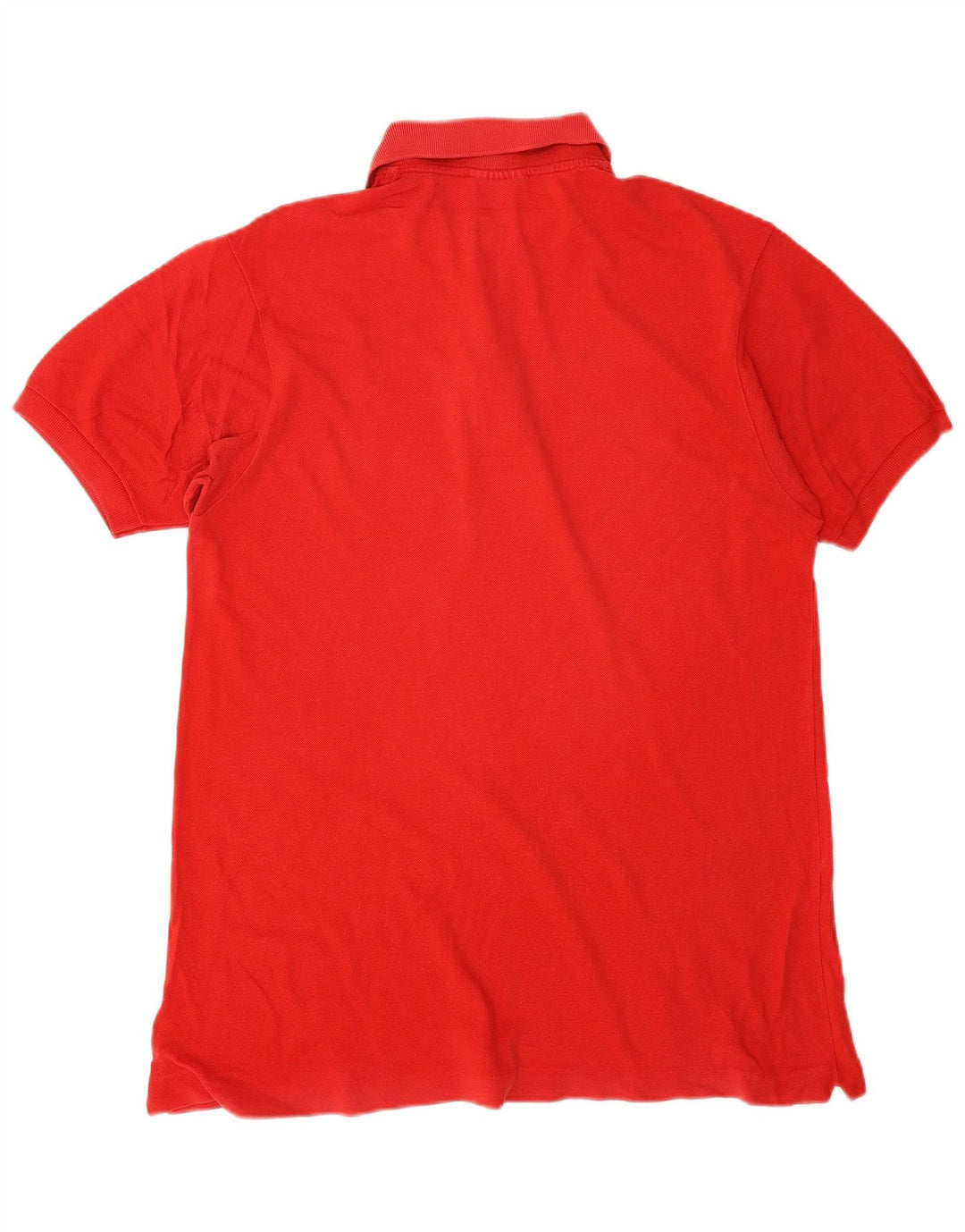 Lacoste Herren-Poloshirt, Größe 5, große rote Baumwolle