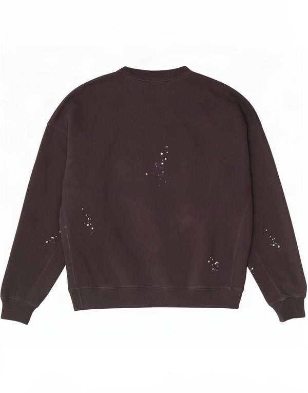 Abercrombie & Fitch Damen Sweatshirt Pullover UK 14 Large Grau gepunktet